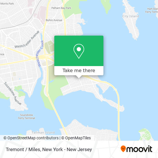 Tremont / Miles map