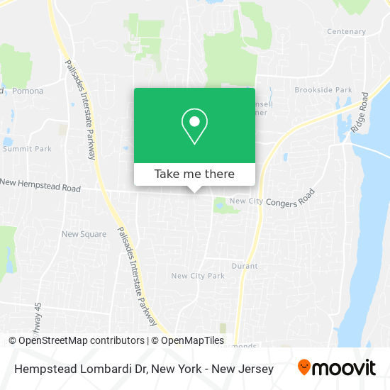 Mapa de Hempstead Lombardi Dr