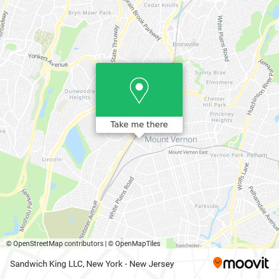 Mapa de Sandwich King LLC