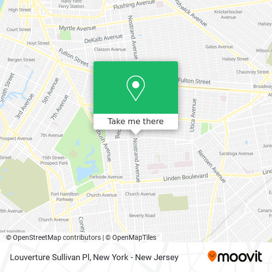 Louverture Sullivan Pl map