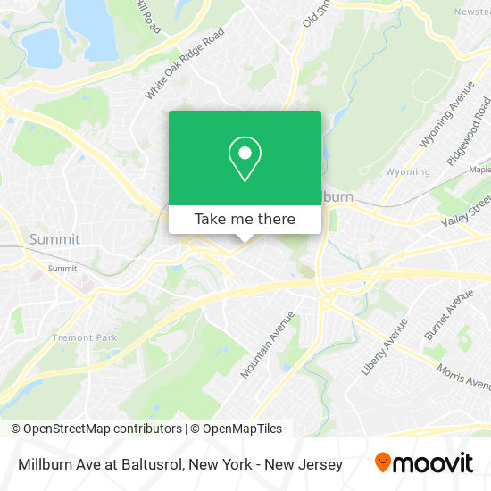 Mapa de Millburn Ave at Baltusrol