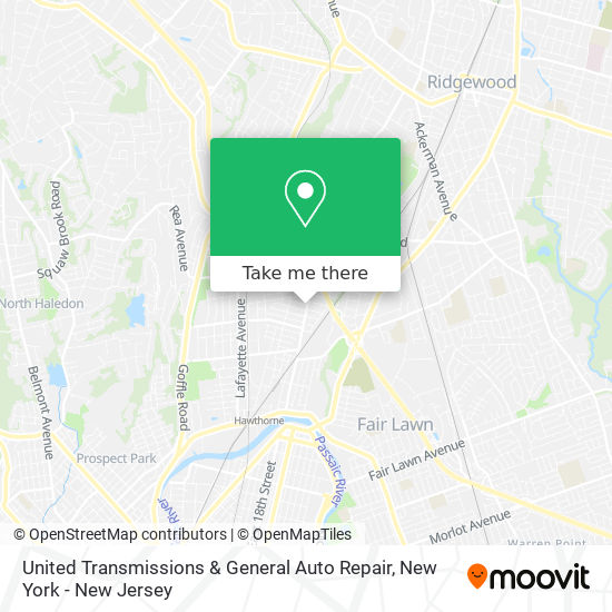 United Transmissions & General Auto Repair map