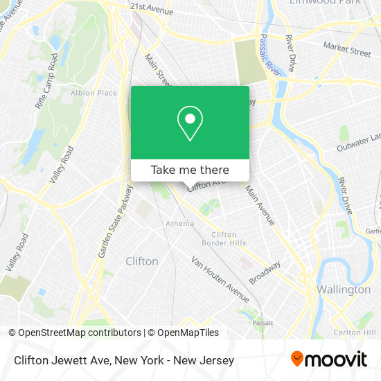 Mapa de Clifton Jewett Ave