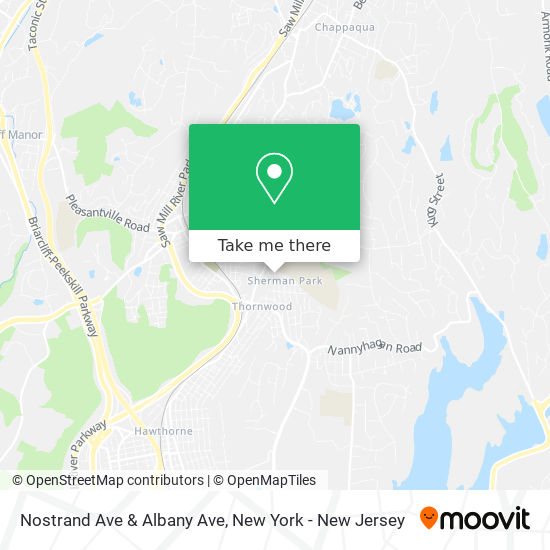 Mapa de Nostrand Ave & Albany Ave