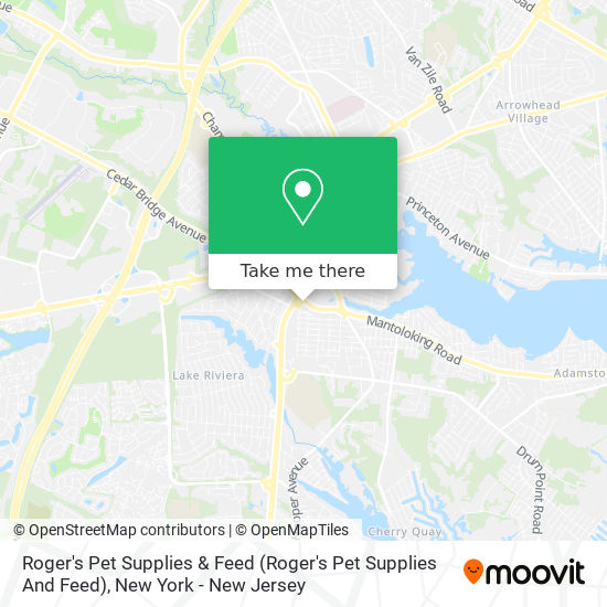 Mapa de Roger's Pet Supplies & Feed