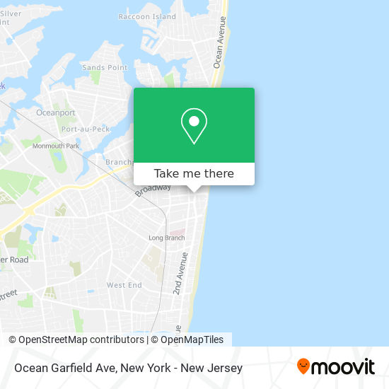 Mapa de Ocean Garfield Ave
