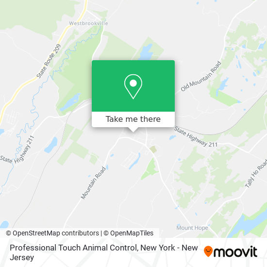 Professional Touch Animal Control map