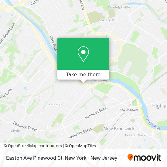 Mapa de Easton Ave Pinewood Ct