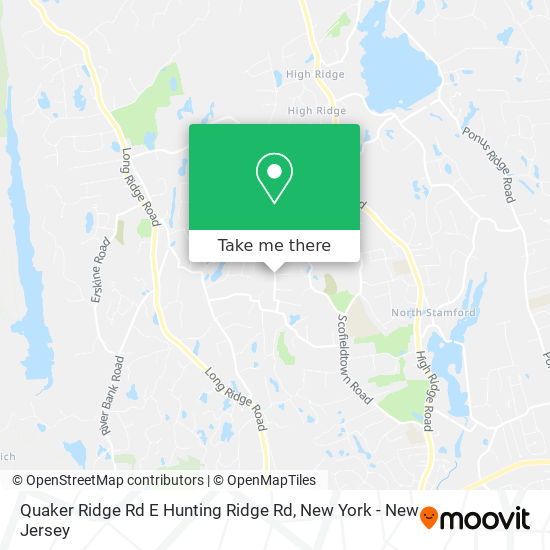 Quaker Ridge Rd E Hunting Ridge Rd map