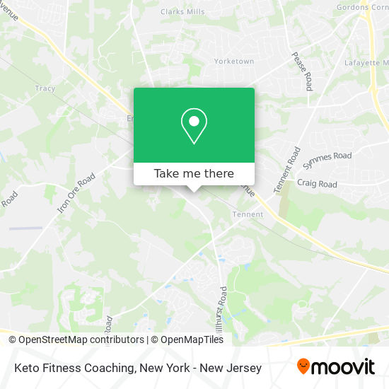 Keto Fitness Coaching map