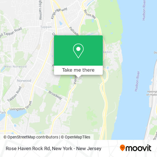 Rose Haven Rock Rd map