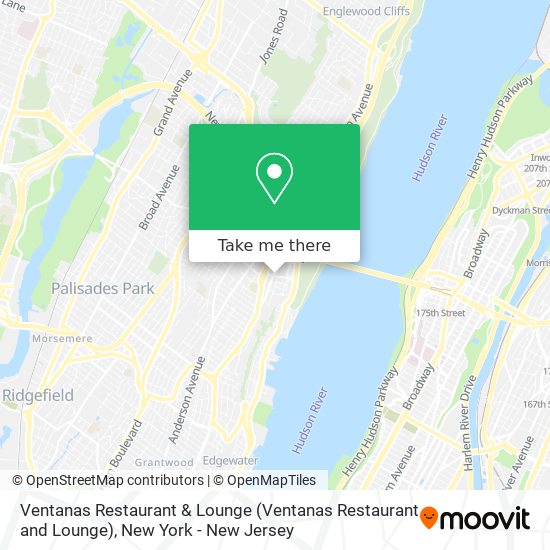 Mapa de Ventanas Restaurant & Lounge