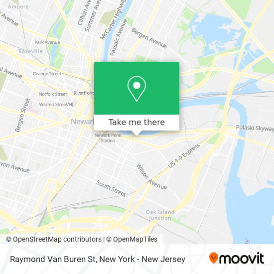 Mapa de Raymond Van Buren St