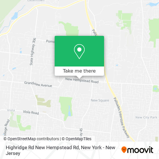 Mapa de Highridge Rd New Hempstead Rd