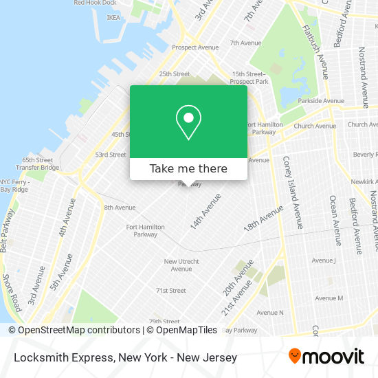 Locksmith Express map