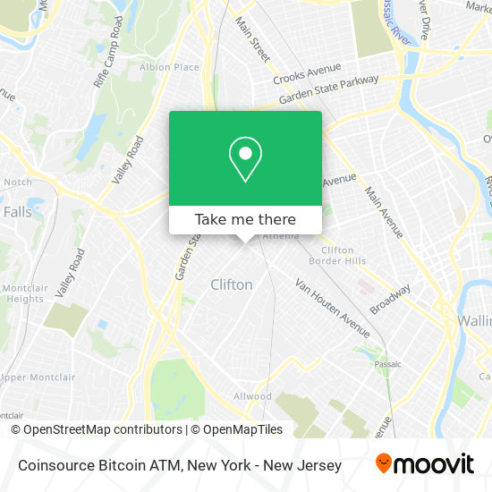 Mapa de Coinsource Bitcoin ATM