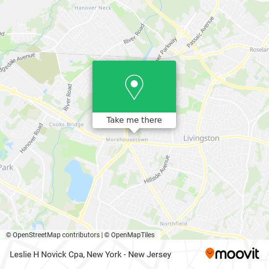 Leslie H Novick Cpa map