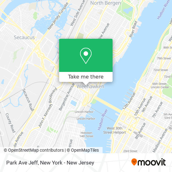 Mapa de Park Ave Jeff
