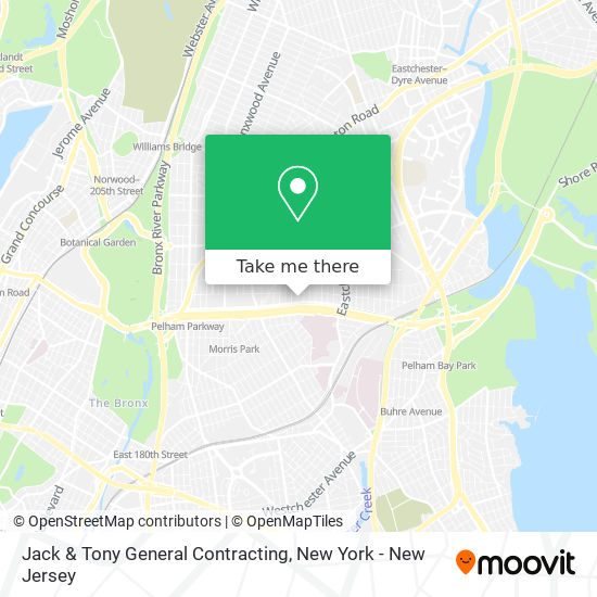 Jack & Tony General Contracting map