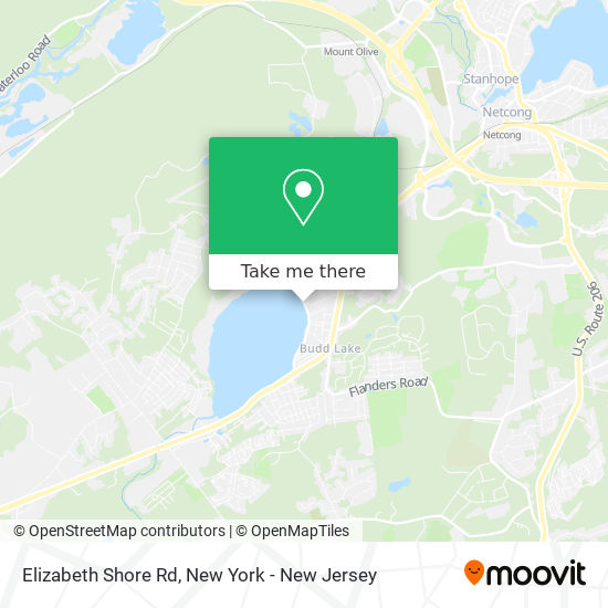 Elizabeth Shore Rd map