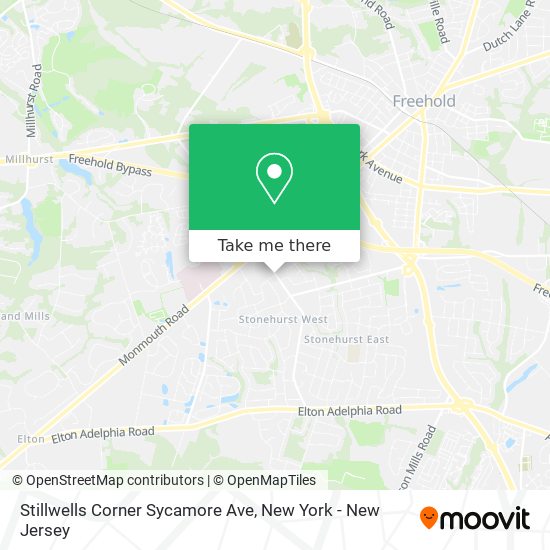 Mapa de Stillwells Corner Sycamore Ave