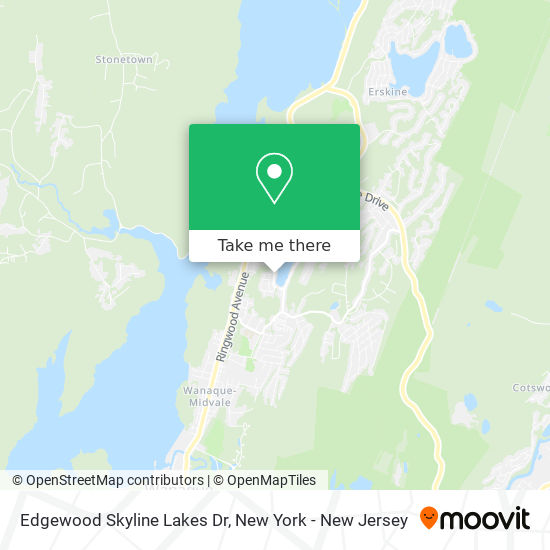 Edgewood Skyline Lakes Dr map