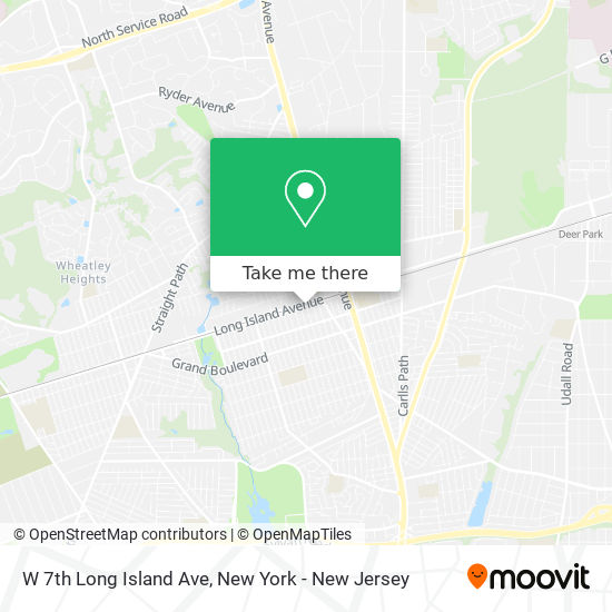 Mapa de W 7th Long Island Ave