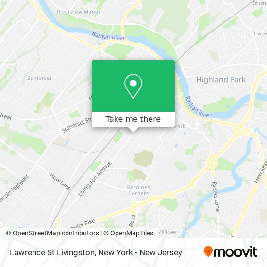 Mapa de Lawrence St Livingston