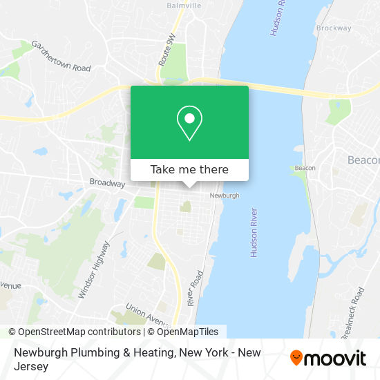 Mapa de Newburgh Plumbing & Heating