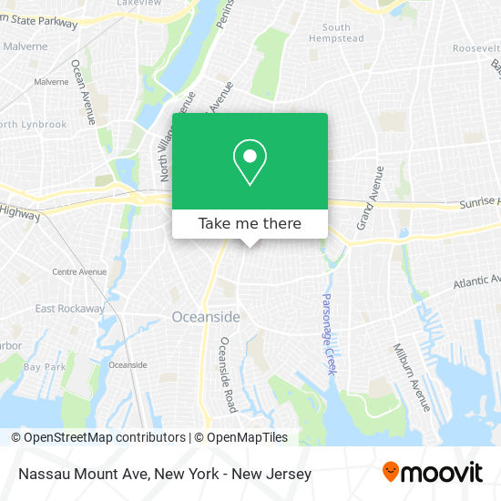 Mapa de Nassau Mount Ave