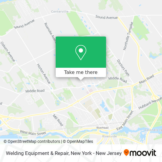 Mapa de Welding Equipment & Repair