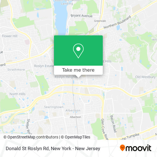 Mapa de Donald St Roslyn Rd