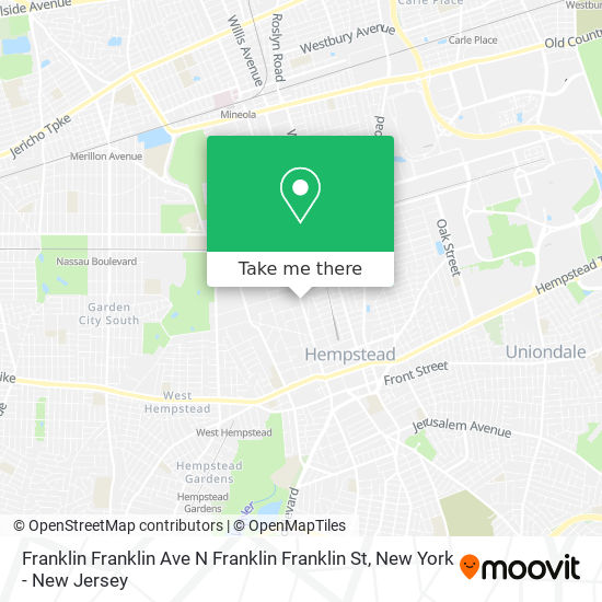 Mapa de Franklin Franklin Ave N Franklin Franklin St