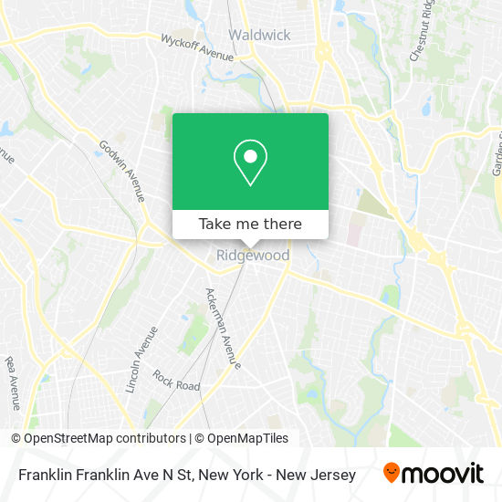 Mapa de Franklin Franklin Ave N St