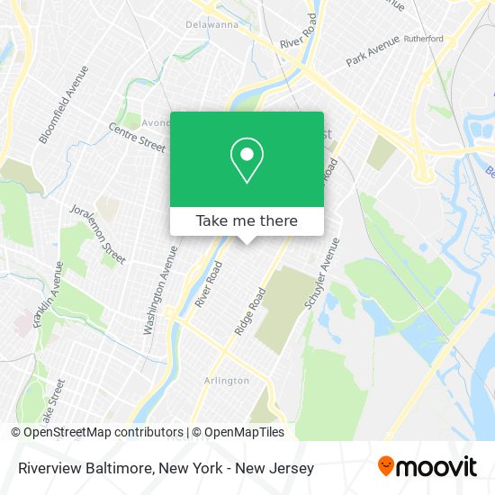 Mapa de Riverview Baltimore