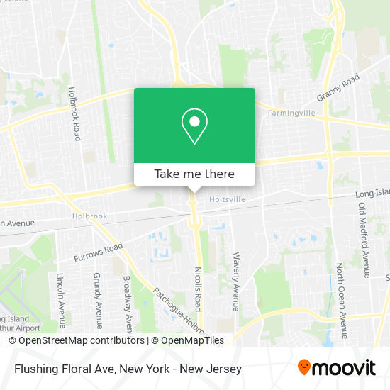 Flushing Floral Ave map