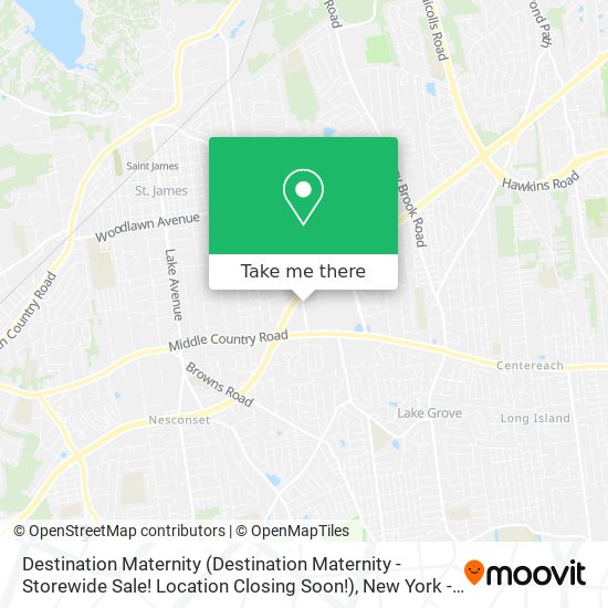 Destination Maternity (Destination Maternity - Storewide Sale! Location Closing Soon!) map