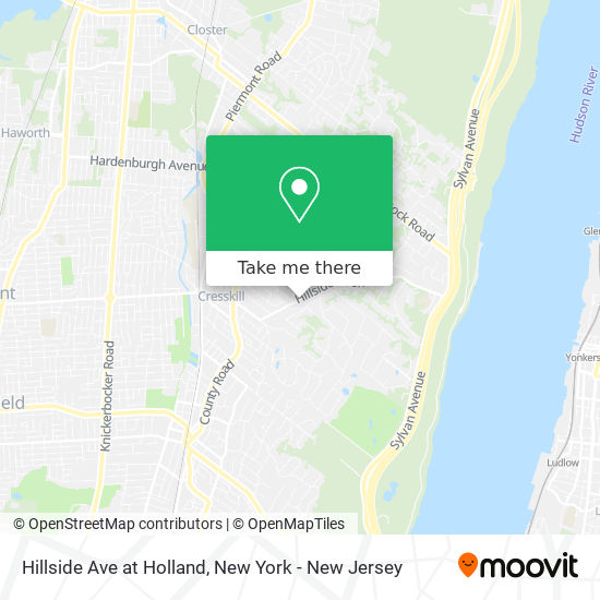 Mapa de Hillside Ave at Holland