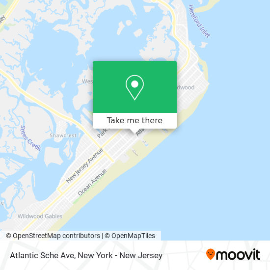 Atlantic Sche Ave map