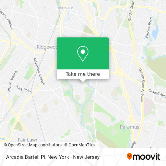 Arcadia Bartell Pl map