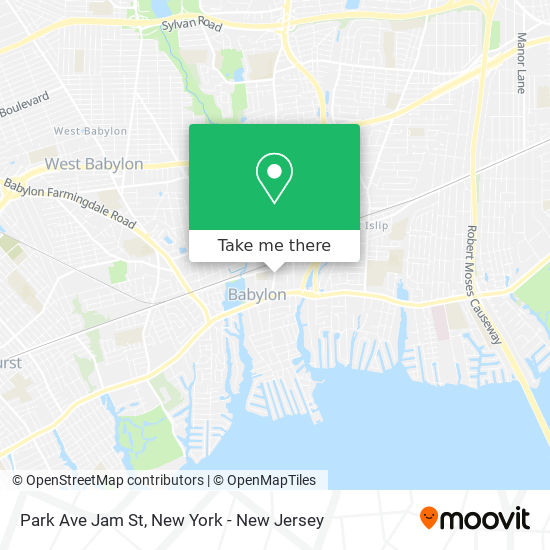Mapa de Park Ave Jam St