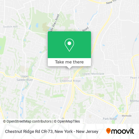 Mapa de Chestnut Ridge Rd CR-73