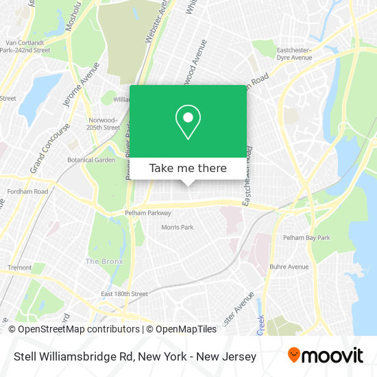 Stell Williamsbridge Rd map