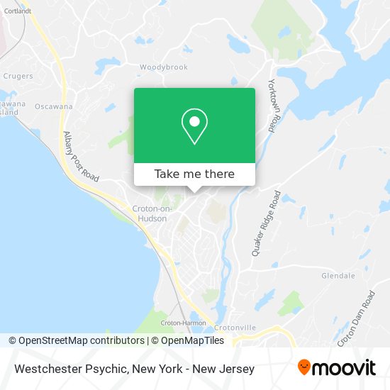 Westchester Psychic map