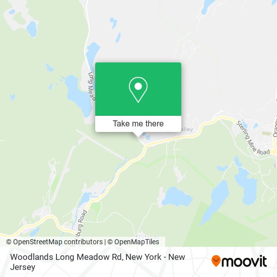 Woodlands Long Meadow Rd map