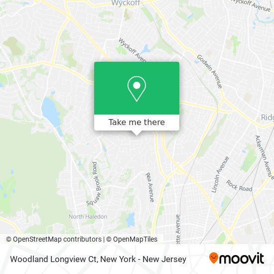 Mapa de Woodland Longview Ct