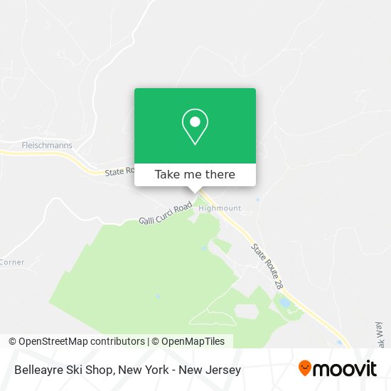 Belleayre Ski Shop map