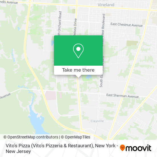 Mapa de Vito's Pizza (Vito's Pizzeria & Restaurant)