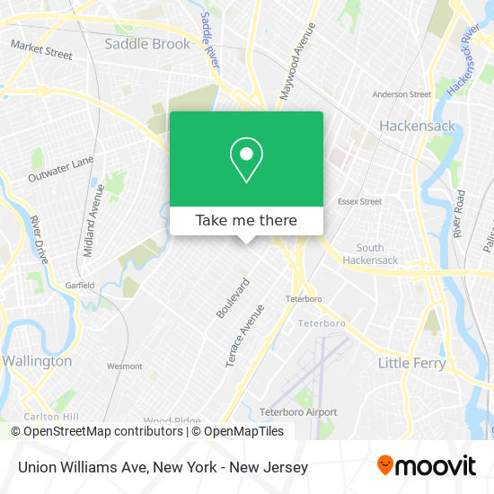 Mapa de Union Williams Ave