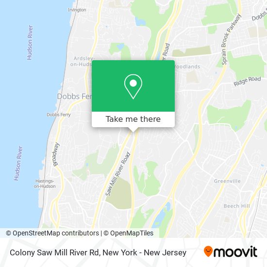 Colony Saw Mill River Rd map